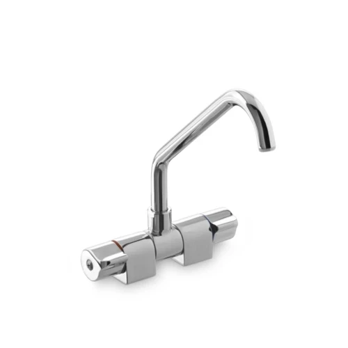 Dometic AC 537 Pirinç Krom Renk Sıcak/Soğuk Karavan Musluğu ürün görseli