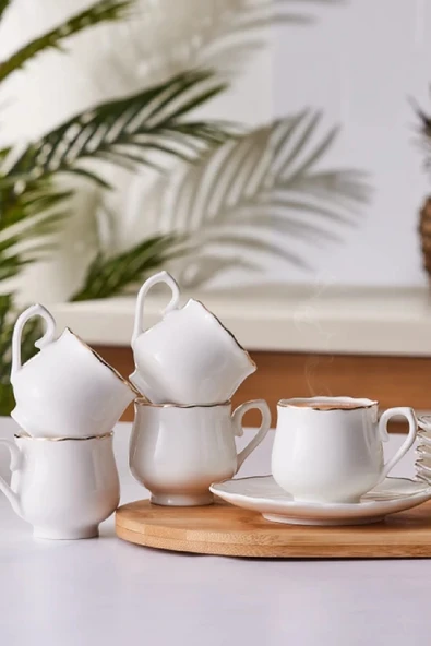 Emsan Beykoz 6 Kişilik Kahve Fincanı Takımı 90 ml - Resim 6