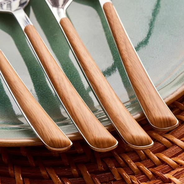 Melia 24 Parça 6 Kişilik Çatal Kaşık Bıçak Takımı - Resim 3