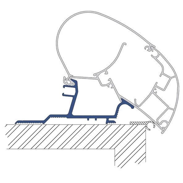 Dometic PR2000 (4 Parça) Karavan Çatı Tentesi Montaj Braketi ürün görseli