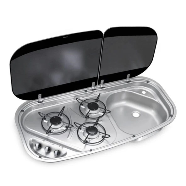 Dometic HSG 3436 3 Ocaklı, Camlı Gazlı Ocak Ve Evye ürün görseli