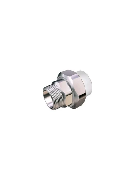 Klepsan 4105 Oynar Başlıklı Altı Köşe Dış Dişli Rakor Pn25 - 1