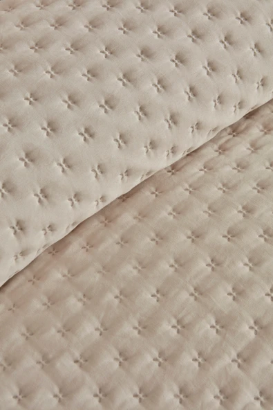 Karaca Home Breeze Soft Çift Kişilik Yatak Örtüsü Ekru - Resim 9