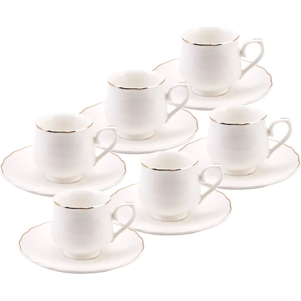 Emsan Beykoz 6 Kişilik Kahve Fincanı Takımı 90 ml - Resim 4