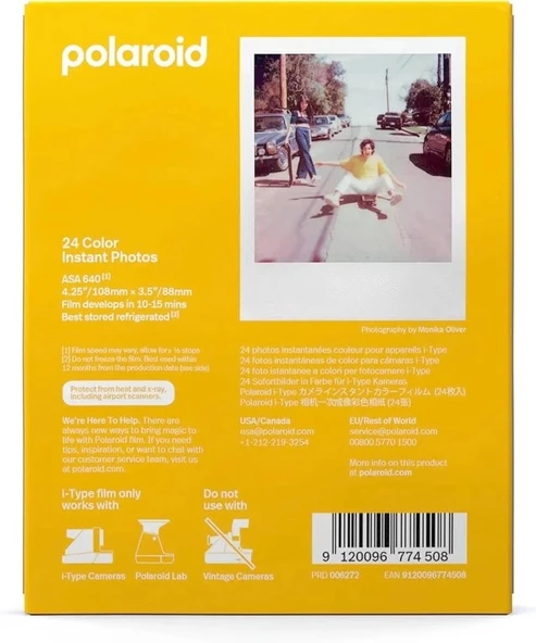 Polaroid Anında Renkli I-Tipi Film - 40x Film Paketi - 6010 - 3