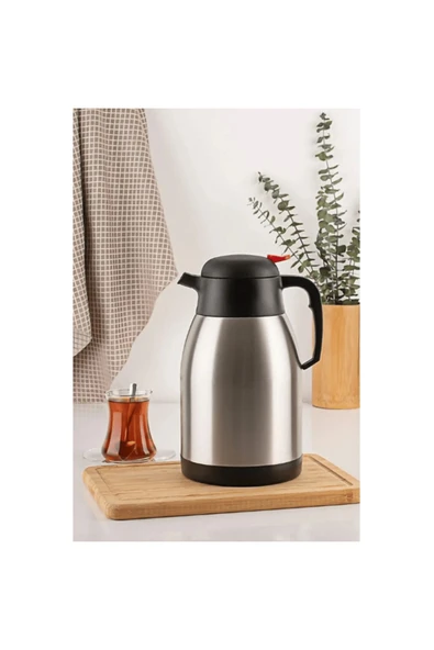 Penguen çelik çay termosu - su termosu 2 lt. - 4