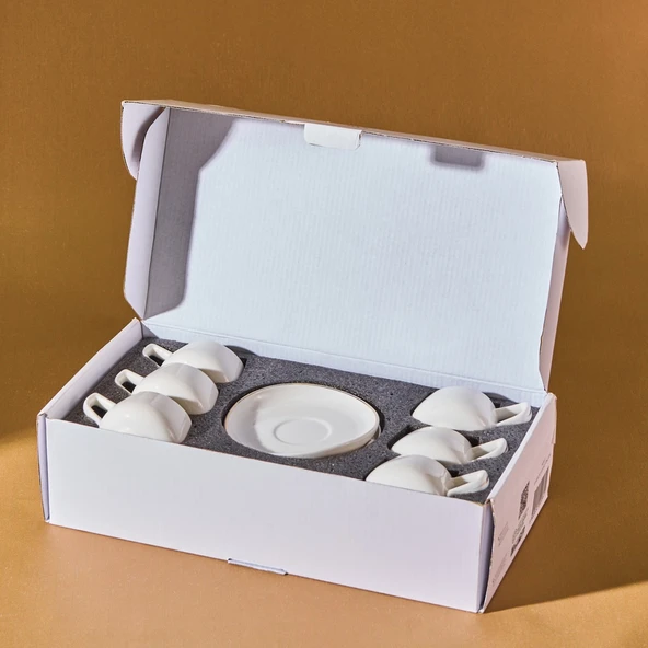 Karaca Hole 6 Kişilik Kahve Fincan Takımı 80 ml - Resim 8