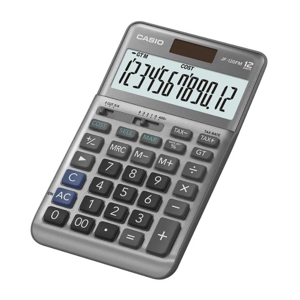 Casio JF-120FM 12 Hane Masa Üstü Hesap Makinesi - 2