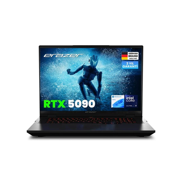 ERAZER Beast 18 X1 MD62730 Intel Ultra 9 275HX 32GB RAM 2TB SSD RTX5090 18" 240Hz QHD+ IPS W11H Oyuncu Laptop - 1