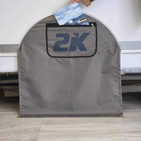 2K Cepli Ripstop Karavan Teker Kılıfı 91x84cm - Resim 3