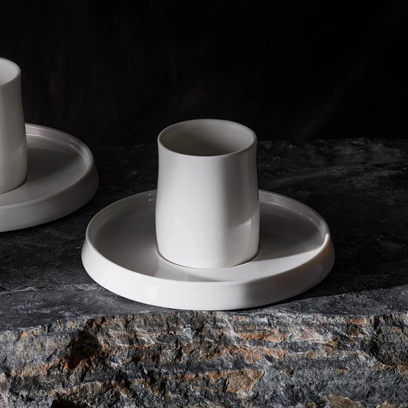 Karaca x Sarıyer Design 2 Kişilik Kahve Fincan Takımı 80 ml - Resim 2