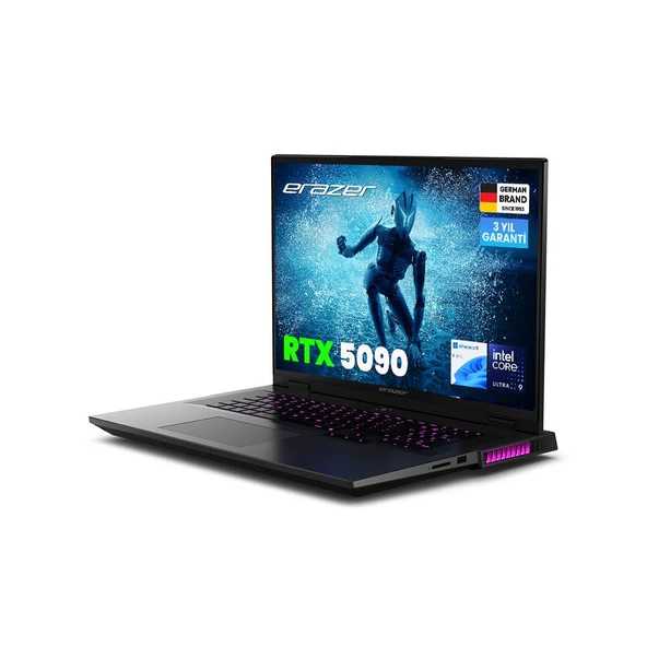 ERAZER Beast 18 X1 MD62730 Intel Ultra 9 275HX 32GB RAM 2TB SSD RTX5090 18" 240Hz QHD+ IPS W11H Oyuncu Laptop - 3
