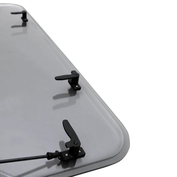 Babarvy 110x45cm 90° Amortisörlü Karavan Camı / Pencere - 5