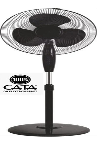 Cata Ayaklı Vantilatör Geniş Alan Soğutma, Ayarlanabilir Yükseklik 3 Kademeli Fan Ayarı Ct-3020 - 3