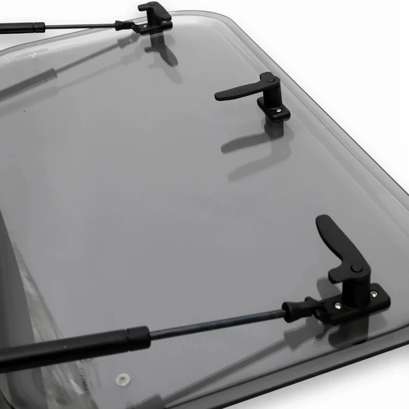 Babarvy 70x40cm 90° Amortisörlü Karavan Camı / Pencere - Resim 5