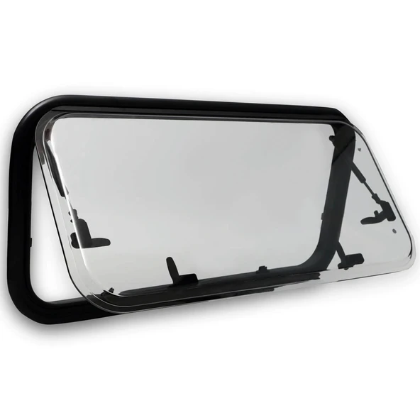 Babarvy 90x45cm 90° Amortisörlü Karavan Camı / Pencere - 2