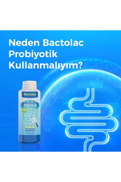 Bactolac Bactocream Hediyeli Aktif Probiyotik - 1000 ml (DÜNYADA CANLI ORGANİZMA IÇEREN TEK SIVI PROBİYOTİK) - 5