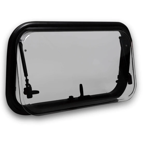 Babarvy 70x40cm 90° Amortisörlü Karavan Camı / Pencere - Resim 4