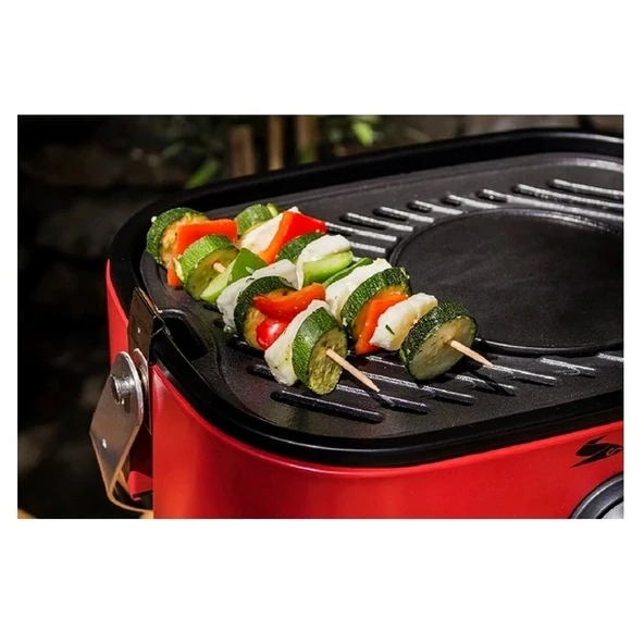 Aygaz OutdoorChef Portatif Sahara Kırmızı Mini Barbekü - 3