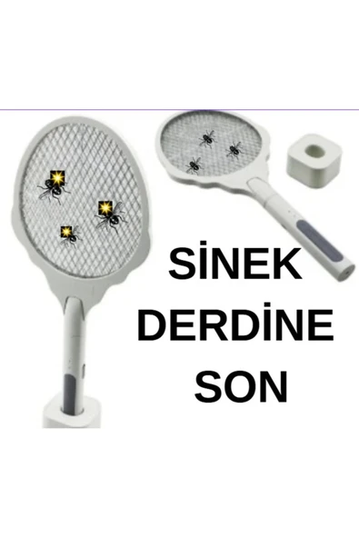 ViATOM SİNEK ÖLDÜRÜCÜ USB TO TYPE-C ŞARJLI SİNEK ÖLDÜRÜCÜ RAKET AYAK APARATLI