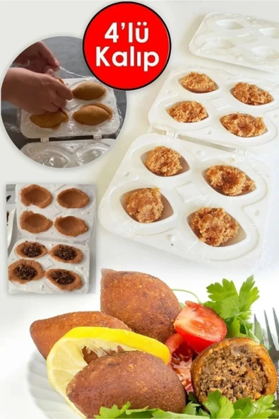 ViATOM Pratik içli Köfte yapma Aparatı 4'lü - 1