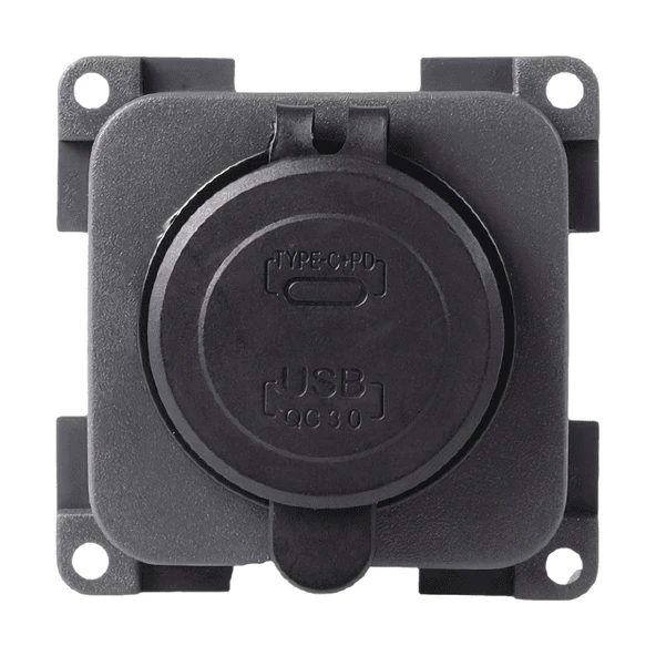 CBE MP2USBC/G 12V 3A Type-C + 3A USB-A Kapaklı Şarj Soketi - 3
