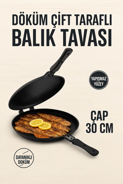 ViATOM DÖKÜM BALIK TAVASI TAŞHAN DÖKÜM ÇİFT TARAFLI ürün görseli