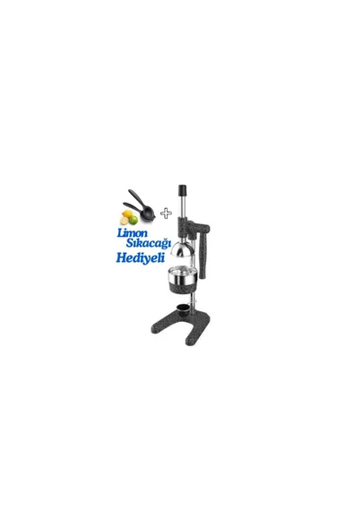 ViATOM Hediyeli Limon Sıkacağı ve Pressfit Sanayi Tipi Kollu Katı Meyve Presi Narenciye Sıkacağı