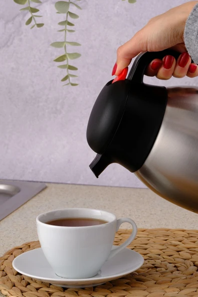 Penguen çelik çay termosu - su termosu 2,5 lt. - 4