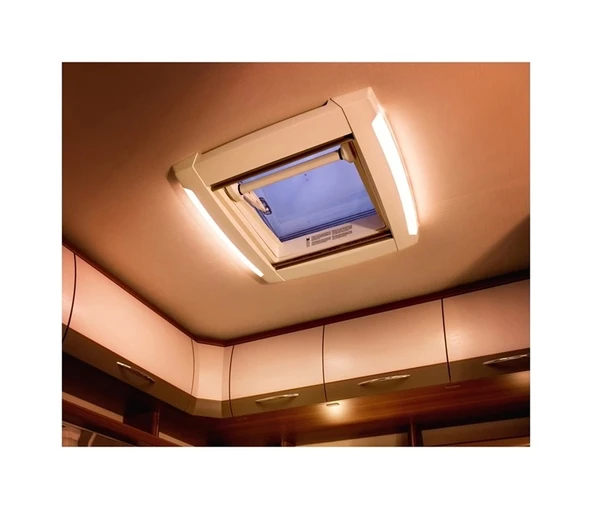 MPK 40x40 Led Işıklı Heki VisionStar M Pro II Karavan Tavan Havalandırma Heki - Resim 2