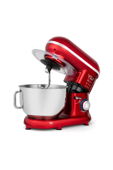 Yui M108 Easy Chef Hamur Yoğurma Makinesi Stand Mikseri Kırmızı - 4