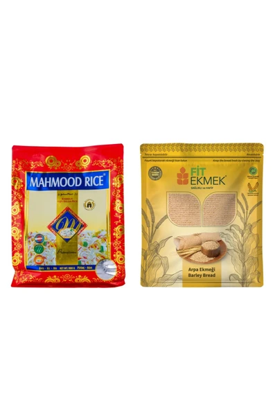 Mahmood Rıce 1121 Basmati Pirinç 900 gr ve Arpa Lavaş Ekmeği 300gr ürün görseli