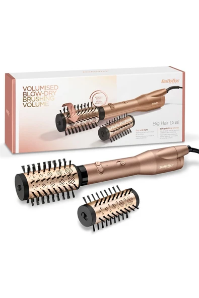 BABYLİSS BaByliss AS952E Big Hair Dual Hava Üflemeli Saç Şekillendiricisi Rose Gold - 6