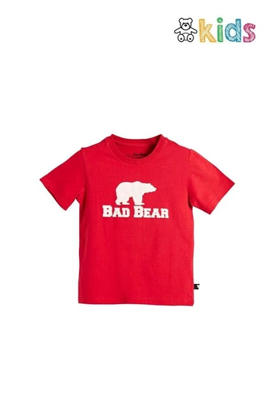 Bad Bear Tee Kids Crimson Red 23.06.07.001K Kırmızı T-Shirt Çocuk Tişört - 1