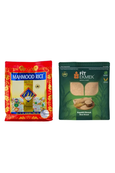 Mahmood Rıce 1121 Basmati Pirinç 900 gr ve fit Kepekli Lavaş Ekmeği 300gr ürün görseli
