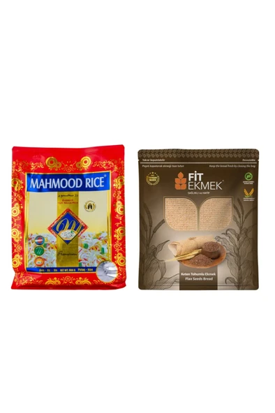 Mahmood Rıce 1121 Basmati Pirinç 900 gr ve Keten Tohumlu Lavaş Ekmeği 300gr ürün görseli