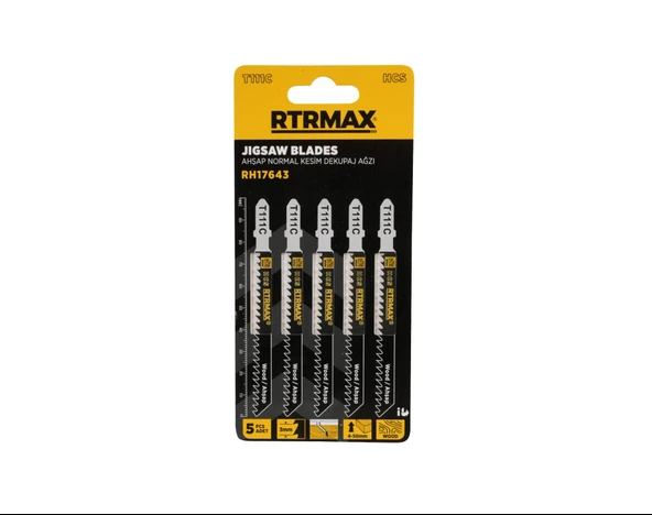 RH17643 Ahşap Normal Kesim Dekupaj Ağzı - T111C Model 100 mm - 5 Adet