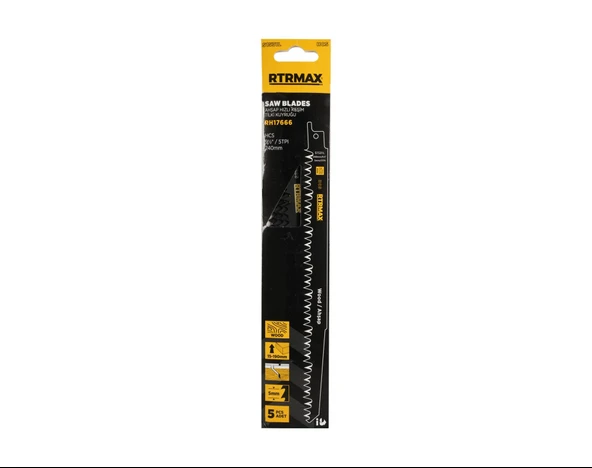 RH17666 Ahşap Hızlı Kesim Tilki Kuyruğu - S1531L Model 240 mm - 5 Adet