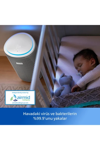 Philips 3200 Serisi Hava Temizleyici, 135 m2'ye Kadar Etkili, Air+ Uygulaması ile Uzaktan Kontrol AC3220/10 - 6