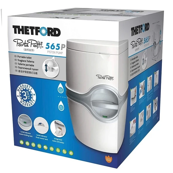 Thetford Porta Potti 565P 21Lt Atık Tankı Portatif Tuvalet - 5