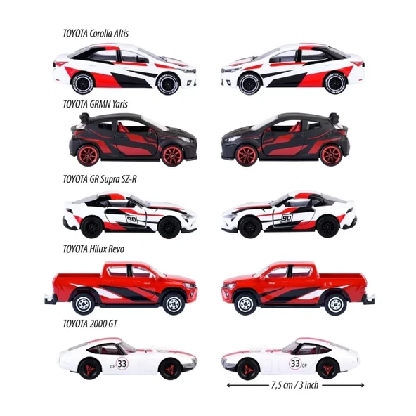 Majorette Toyota Racing 5'li Koleksiyon Paketi - 3