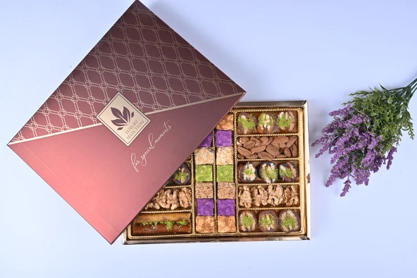 Tadım Dünyası Karışık Hediyelik Kuruyemiş & Lokum 950 gr 001 - 3