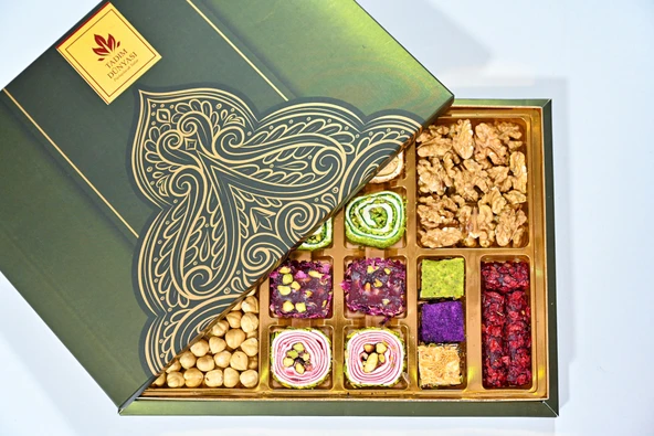 Tadım Dünyası Lüx Karışık Hediyelik Kuruyemiş & Lokum 850 gr 102 - 2
