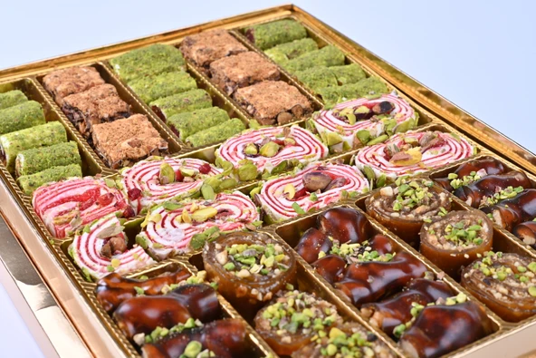 Tadım Dünyası Karışık Hediyelik Kuruyemiş & Lokum 900 gr 013 - 2