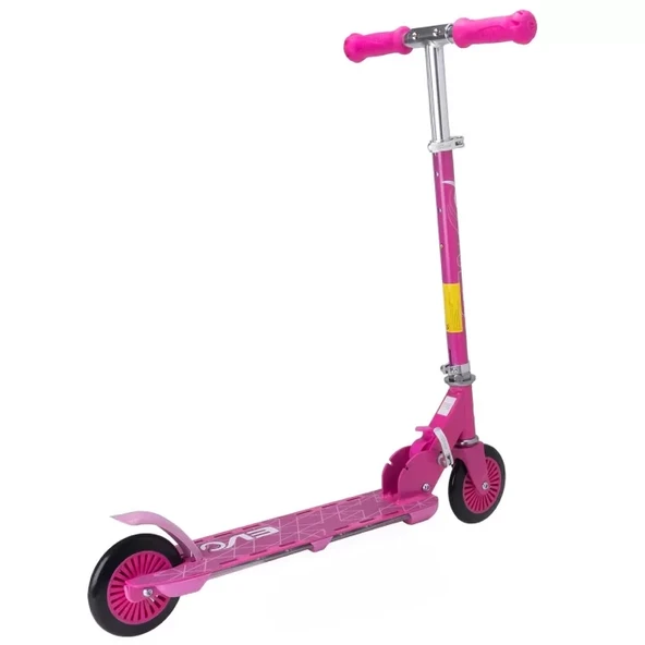 Evo 2 Tekerlekli Flash Işıklı Pembe Scooter - 3