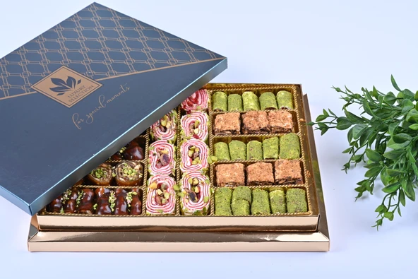 Tadım Dünyası Karışık Hediyelik Kuruyemiş & Lokum 900 gr 013