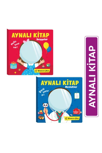 Aynalı Kitap 2'li Set (Duygular - Meslekler)