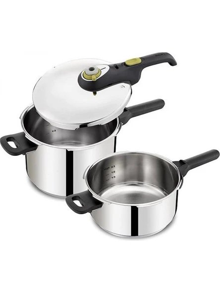 Tefal Secure 6 Lt ve 4 Lt Düdüklü Tencere