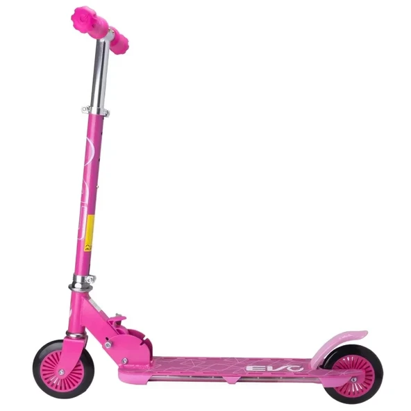 Evo 2 Tekerlekli Flash Işıklı Pembe Scooter - 2