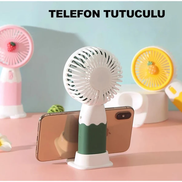 Masaüstü El Fanı Sevimli Meyve Tasarımlı - 5